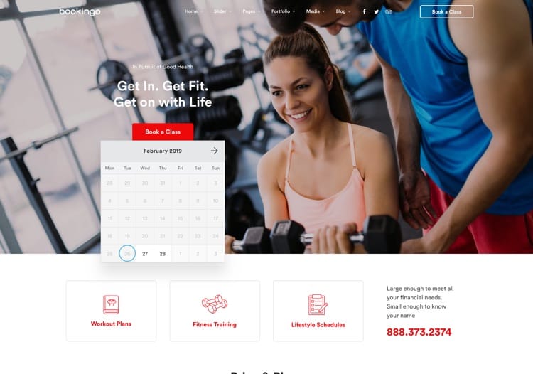 Home 7 – Fitness & Trainer